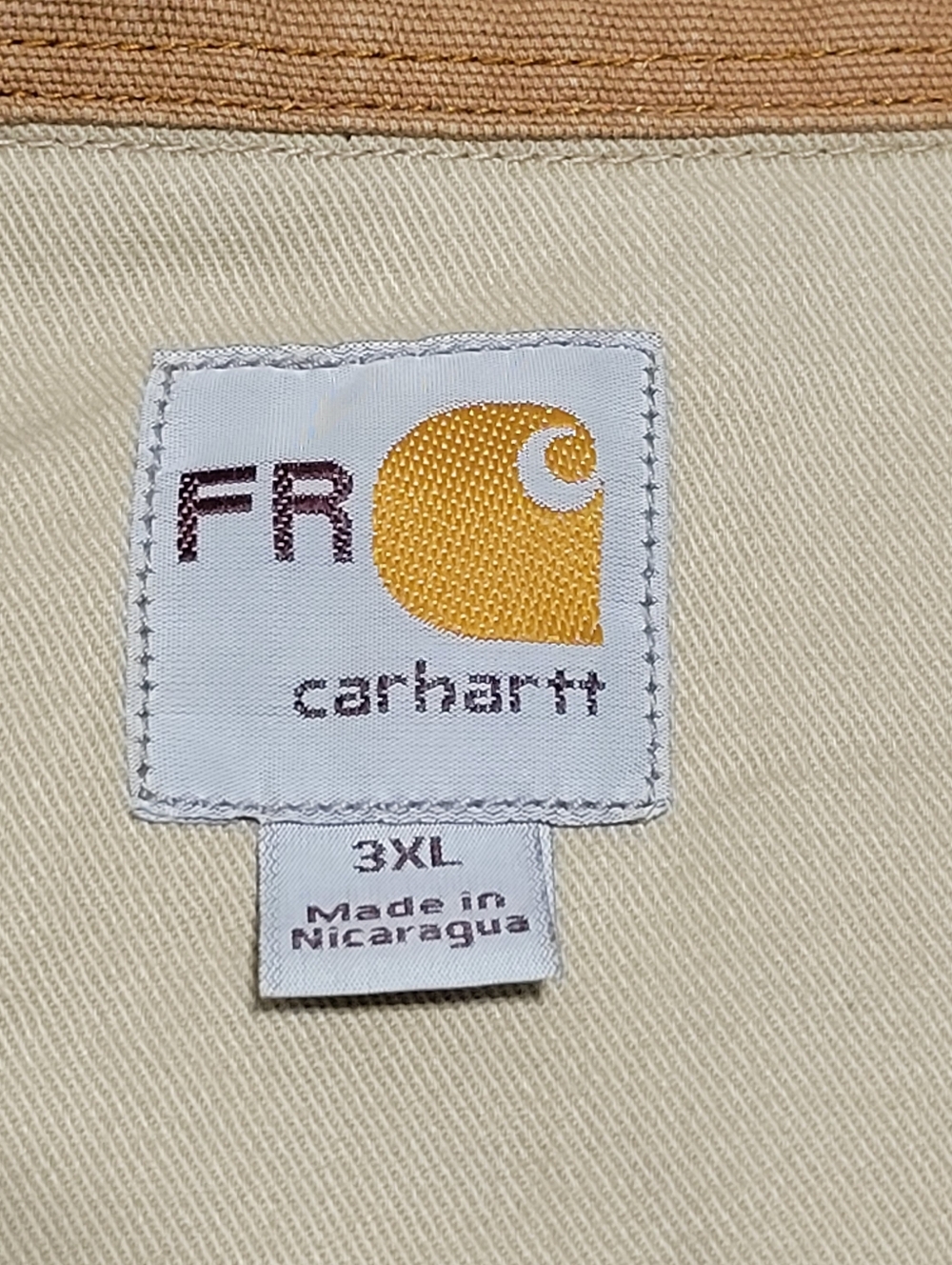 Carhartt Flame-Resistant Canvas Shirt Jacket Men's Size 3XL Blavk - Picture 2 of 8